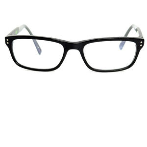 Nike 7237 001 Eyeglasses Frames Black Full Rim 52-17-140 H19304